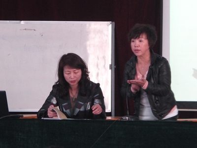 2012年在银川市中考英语科目研讨会现场